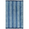 vidaXL Kelim vloerkleed met patroon 120x180 cm katoen blauw