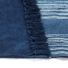 vidaXL Kelim vloerkleed met patroon 160x230 cm katoen blauw