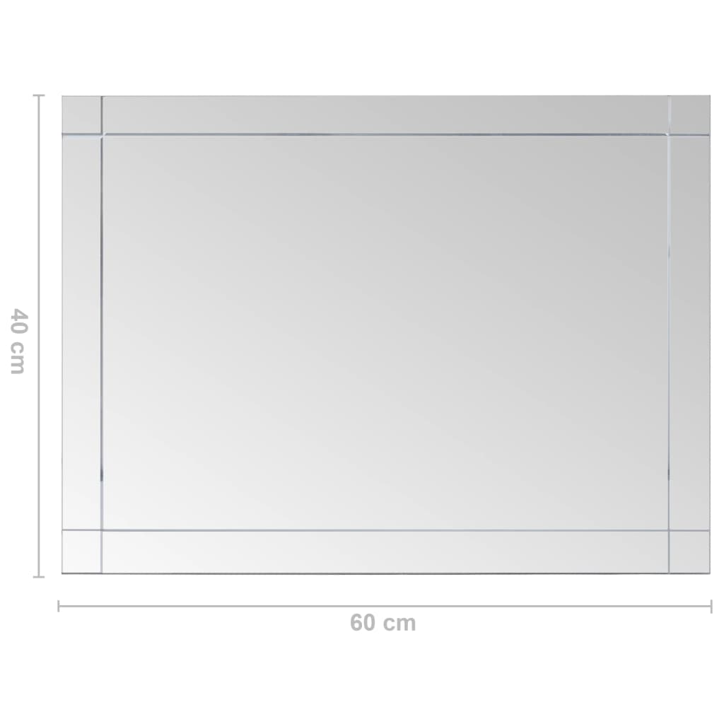 vidaXL Wandspiegel 60x40 cm glas