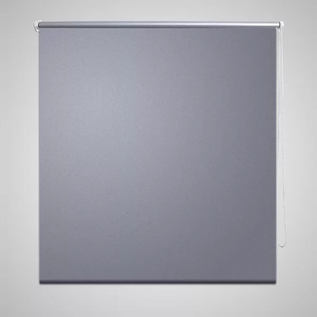 vidaXL Rolgordijn verduisterend 40x100 cm grijs