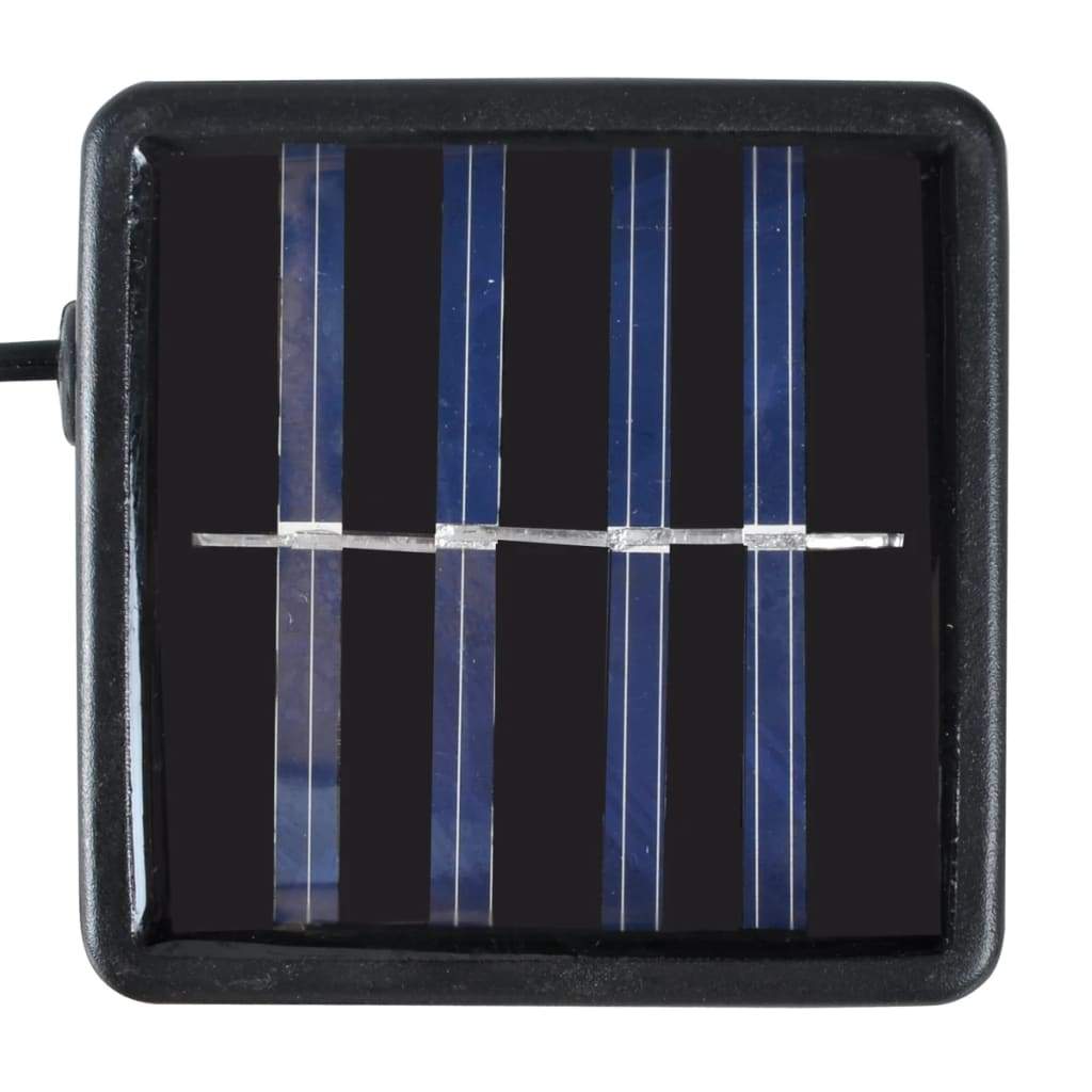 Ronde Kunstbuxus 35 Cm Met Solar Led Verlichting (2 Stuks)