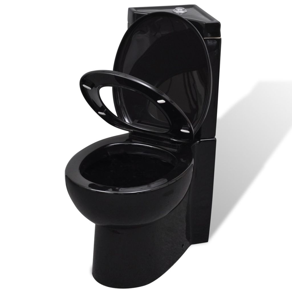Dit moderne toilet heeft een tijdloos ontwerp, waardoor uw huis een stijlvolle uitstraling krijgt. Het toilet past precies in de hoek van uw badkamer. De WC-pot heeft een soft-close mechanisme, wat hard dichtslaan van de deksel op de pot moet voorkomen. Door een simpele aanraking met de vingertop sluit de deksel geheel automatisch. Door middel van het waterbesparende spoelsysteem kunt u kiezen of u 3 of 6 liter water gebruikt. Gemaakt van hoogwaardig keramiek, is dit toilet goed voor jarenlang gebruik.