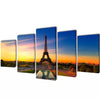 Canvasdoeken Eiffeltoren 100 x 50 cm