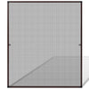Kleur: Bruin Afmetingen: 130 x 150 cm Materiaal: Aluminium frame + glasvezel gaas Kan eenvoudig passend worden gemaakt voor ieder raam Eenvoudig te monteren Levering bevat montageaccessoires