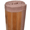 vidaXL Badmatten 40x50 cm bamboe bruin 2 st