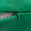 Kleur: groen Afmetingen: 50 x 50 cm (L x B) Ritssluiting Onderhoudsinstructies: handwas Past om kussens van 40 x 40 cm Levering bevat 4 kussenhoezen Materiaal: Katoen: 100%