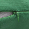 Kleur: groen Afmetingen: 80 x 80 cm (L x B) Ritssluiting Onderhoudsinstructies: handwas Past om kussens van 80 x 80 cm Levering bevat 4 kussenhoezen Materiaal: Katoen: 100%