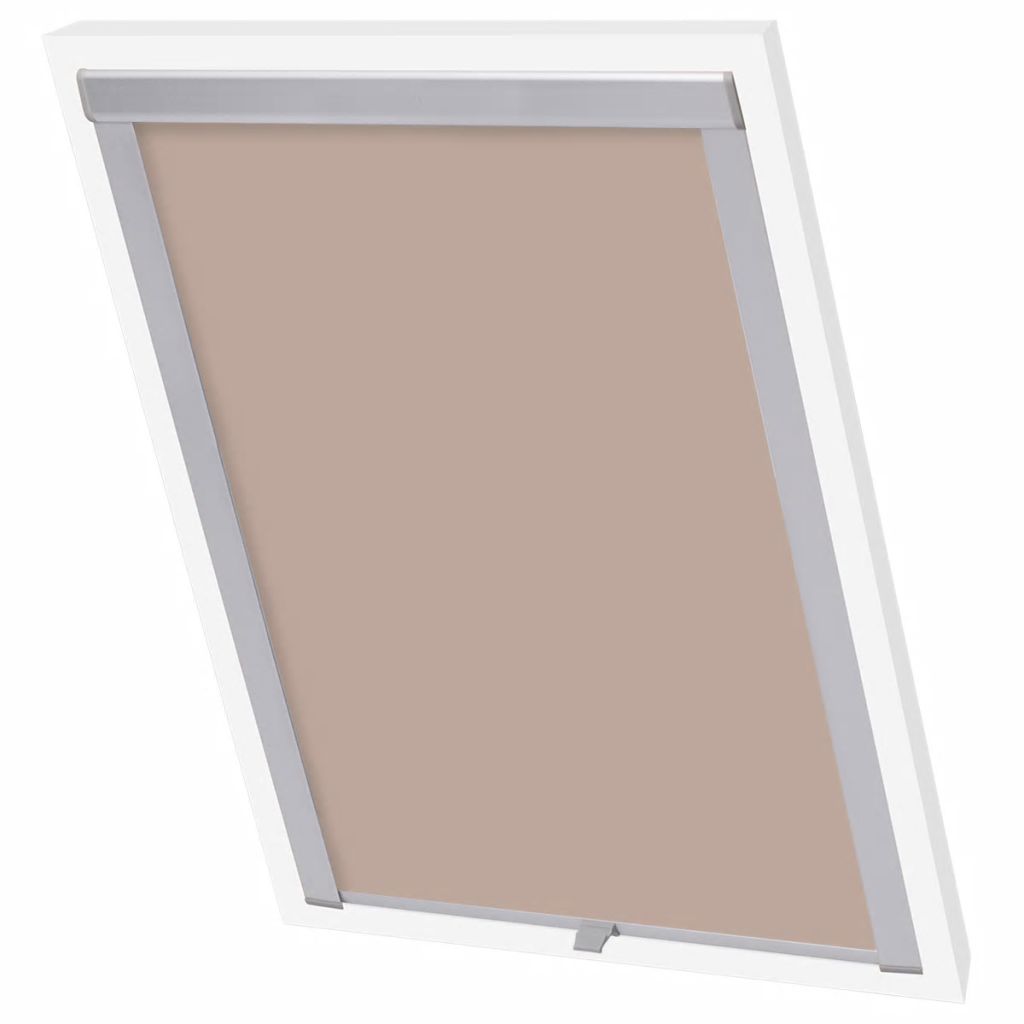 Kleur: beige Velux maatcode: 102 Materiaal: verduisterende stof en aluminium frame Eenvoudig te onderhouden en te reinigen Eenvoudig te monteren met de meegeleverde montageaccessoires Materiaal: Polyester: 100%