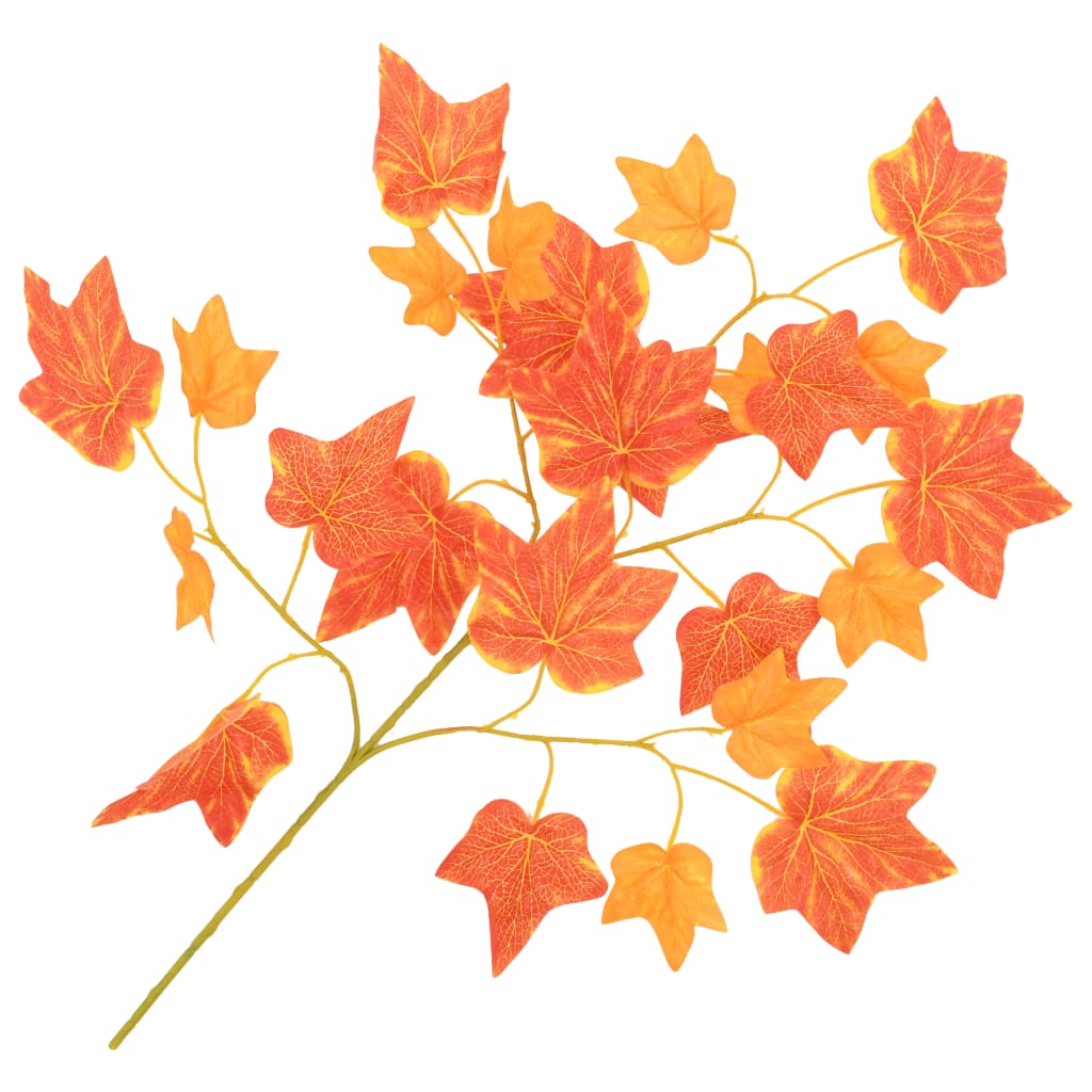 Plantensoort: klimop Kleur: rood Materiaal: kunststof Lengte: 70 cm Aantal bladeren: 25 Levering bevat 10 takken