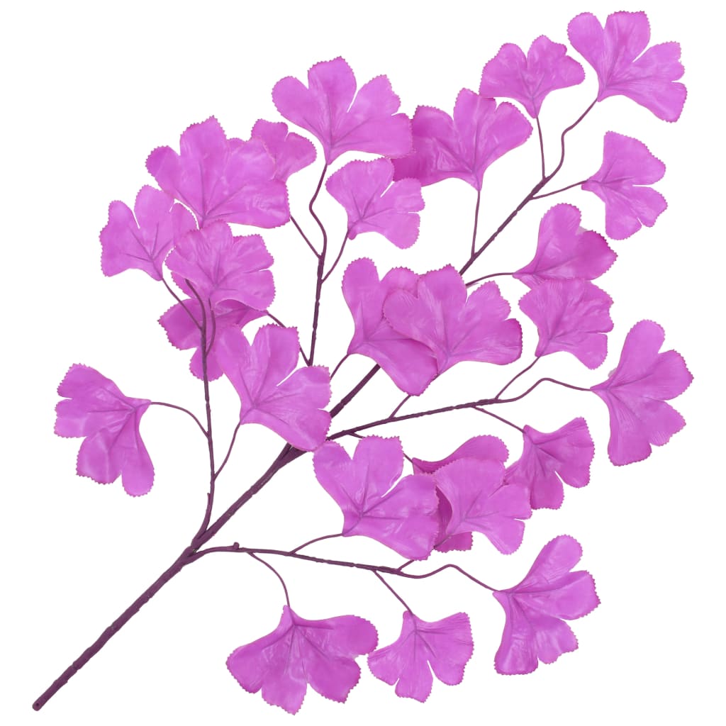 Plantensoort: Japanse notenboom Kleur: paars Materiaal: kunststof Lengte: 65 cm Aantal bladeren: 25 Levering bevat 10 takken