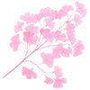Plantensoort: Japanse notenboom Kleur: roze Materiaal: kunststof Lengte: 65 cm Aantal bladeren: 25 Levering bevat 10 takken