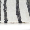 vidaXL Vloerkleed chindi handgeweven 80x160 cm katoen antraciet en wit