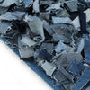 vidaXL Tapijt shaggy hoogpolig 120x170 cm denim blauw