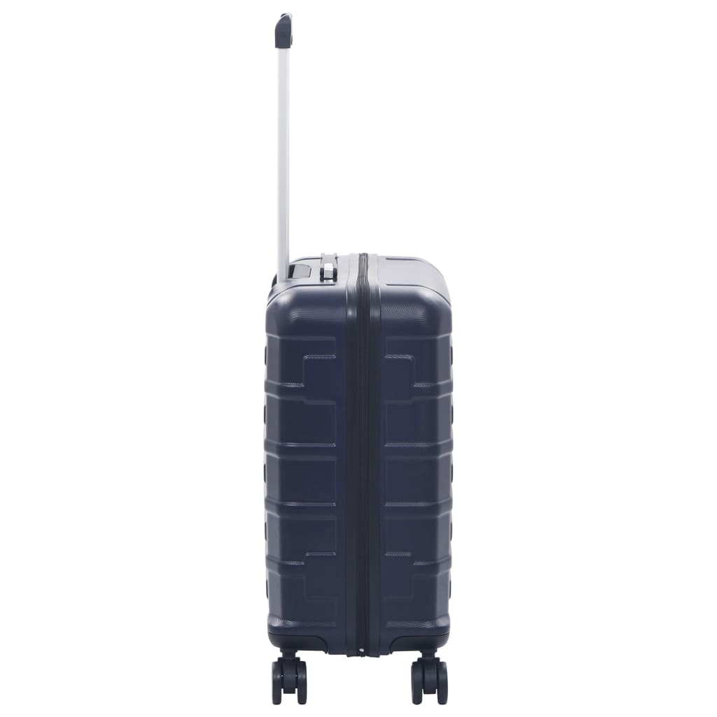 vidaXL 2-delige Harde kofferset ABS marineblauw