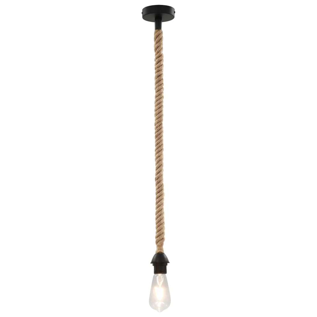 De moderne hanglamp met een door touw bedekt ontwerp is zeker een blikvanger in elke omgeving. Hij is geschikt voor zowel residentiële als commerciële ruimtes. Het met touw bedekte snoer valt op door zijn verstelbare lengte. Je kunt E27 peertjes met verschillende lichtkleuren gebruiken om een sfeer van ontspanning en rust te creëren. Let op, het peertje is niet inbegrepen. Met het inbegrepen bevestigingsmateriaal kan je de hanglamp eenvoudig en veilig monteren en installeren.