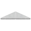 vidaXL Parasolvoetplaten 4 st driehoekig 60 kg graniet grijs