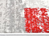 vidaXL Vloerkleed 160x230 cm PP grijs en rood