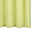 vidaXL Gordijnen met metalen ringen 2 st 140x175 cm katoen groen