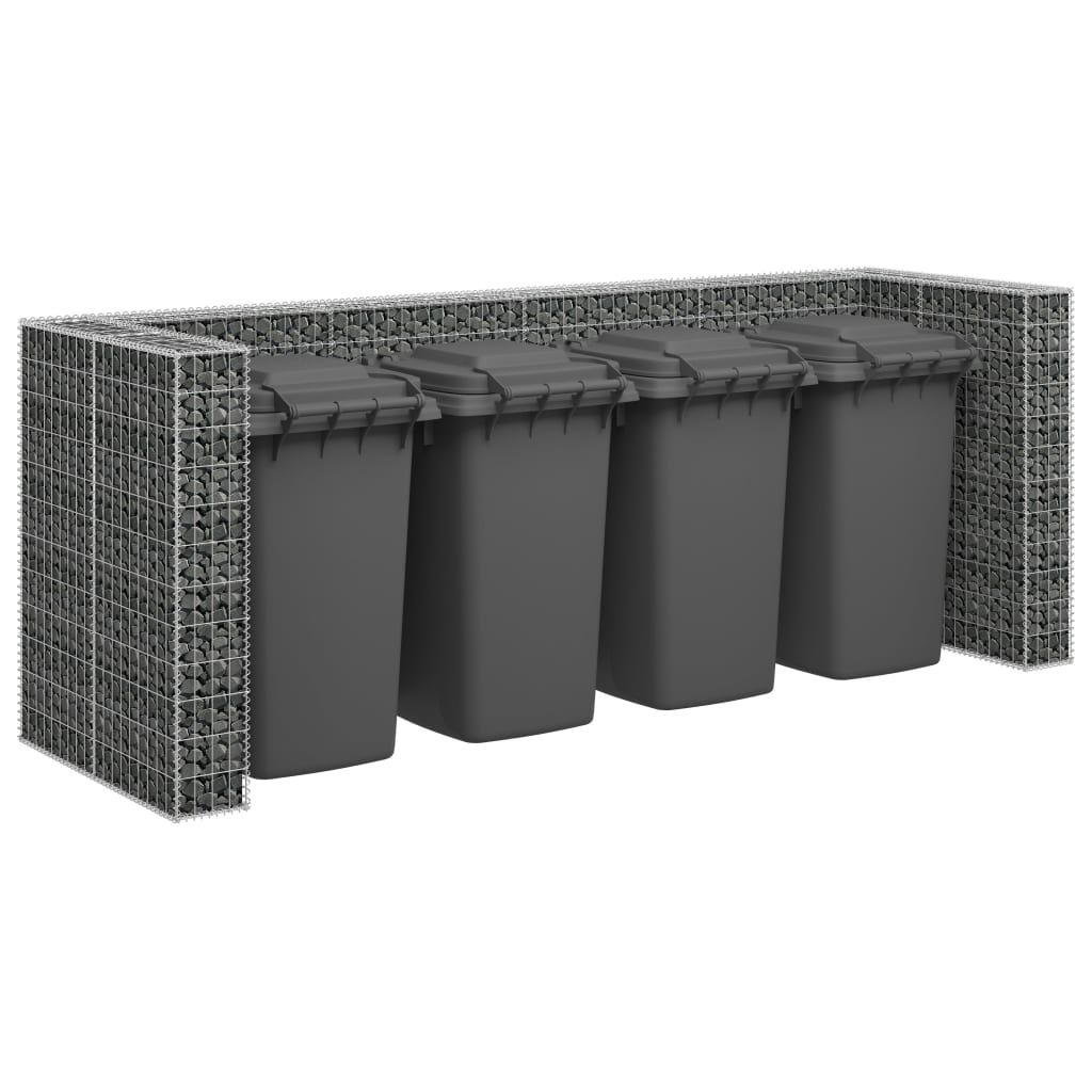 vidaXL Schanskorfmuur containers 320x100x120 cm gegalvaniseerd staal