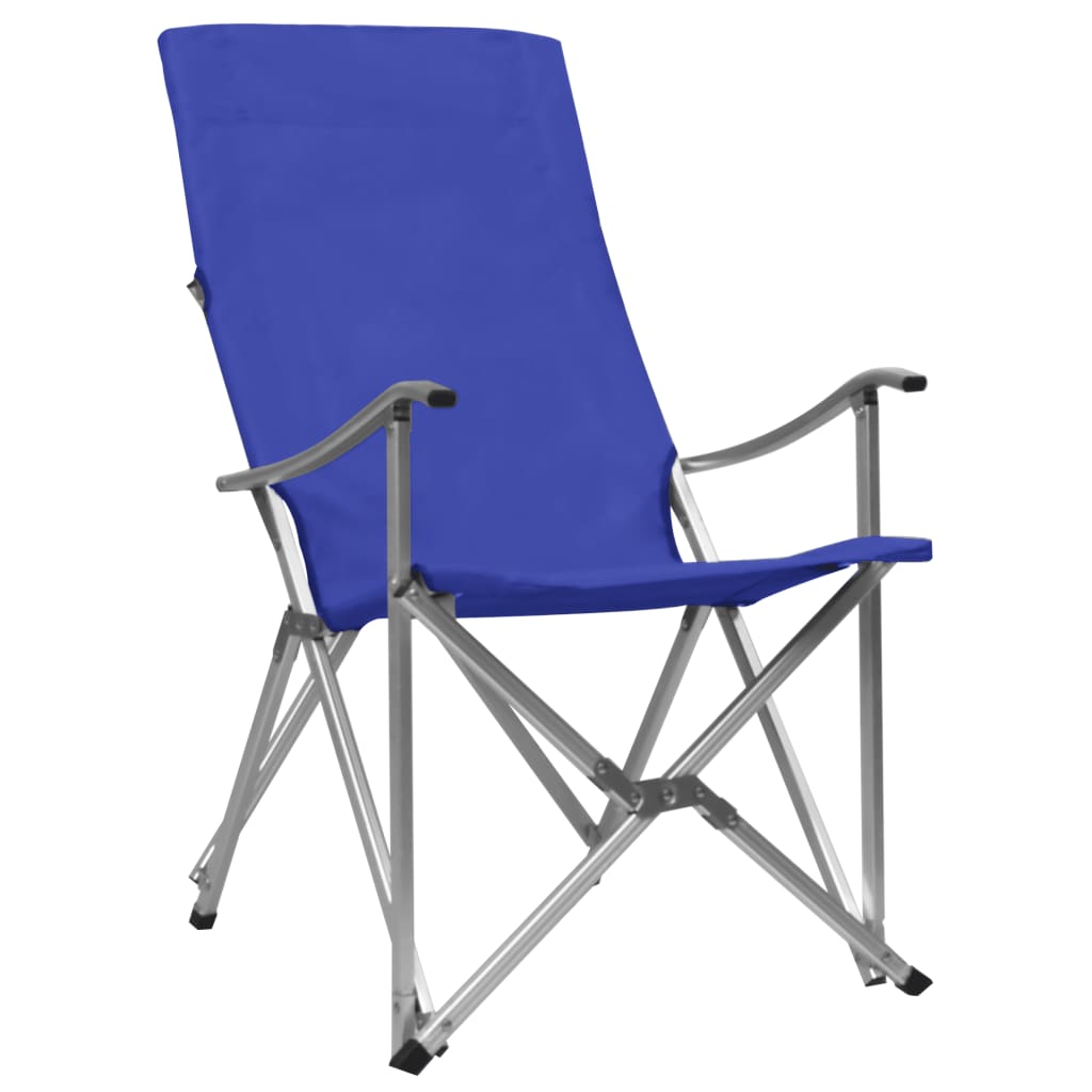 Kleur: blauw Materiaal: aluminium en stof (100% polyester) Totale afmetingen: 73 x 55 x 95 cm (L x B x H) Inklapbaar en draagbaar Levering bevat: 2 x campingstoel 1 x draagtas