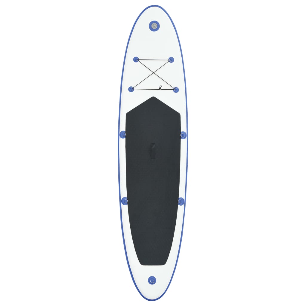 Dit Stand Up Paddleboard is ideaal voor oefenen, recreatief peddelen en surfen op kleine golven met comfort en stabiliteit. Het SUP is uitgerust met speciale hogedruk schroefventielen waardoor het gemakkelijk en snel op te blazen en te legen is. Twee vooraf bevestigde vinnen en één verwijderbare vin zijn duurzaam en kunnen de druk van het peddelen eenvoudig weerstaan. Een praktische draagtas is inbegrepen voor gemakkelijk en snel transport. Ons paddleboard is ontworpen met de perfecte boog en verbetert ...