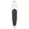 vidaXL Stand-up paddleboard opblaasbaar met zeilset rood en wit