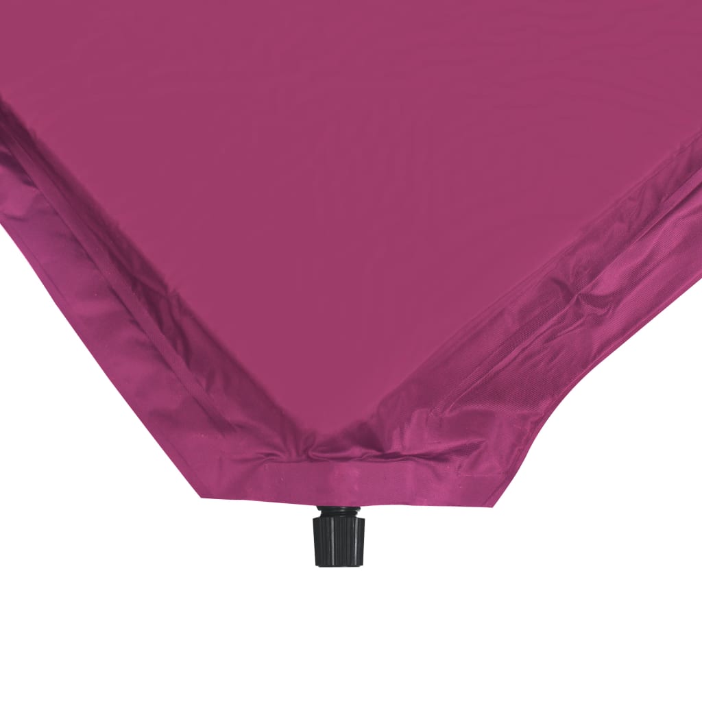 vidaXL Luchtmatras met kussen opblaasbaar 130x190 cm roze