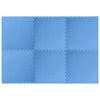 Kleur: blauw Materiaal: EVA-schuim Afmetingen (elk): 60 x 60 x 1 cm (L x B x D) Totale oppervlakte: 2,16 ㎡ Eenvoudig te reinigen en op te bergen Zacht en waterafstotend Levering bevat: 6 x puzzelsportmat