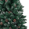 Kerstboom Met Echt Hout te Sneeuw Smal 210 Cm