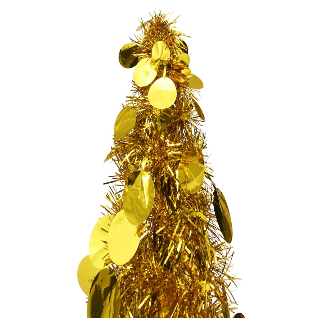 Onze glimmende, goudkleurige pop-up kerstboom zorgt voor een leuke en unieke sfeer tijdens de feestdagen. Deze prachtige kerstboom, gemaakt van PET, is lichtgewicht en kan ingeklapt worden tot een compact formaat voor eenvoudige opslag. De kerstversiering kan elk jaar opnieuw gebruikt worden, waardoor hij een zeer voordelige keuze is ten opzichte van een echte boom. Bovendien kan hij zowel binnen als buiten worden gebruikt.