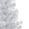 Onze zilverkleurige kunstkerstboom vormt het opvallende middelpunt van je kerstversiering en creëert een unieke kerstsfeer! Deze mooie kerstboom, gemaakt van PET, heeft een levensechte vorm en uitstraling. De stalen poten zorgen voor extra stabiliteit. De kerstboom is ieder jaar weer te gebruiken waardoor hij een zeer voordelige keuze is ten opzichte van een echte boom. Bovendien kan deze boom zowel binnen als buiten worden gebruikt.