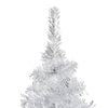 Kleur: zilver Materiaal: PET en staal Totale hoogte: 210 cm Diameter boom: 120 cm Met 910 uiteinden Geschikt voor zowel binnen- als buitengebruik Montage vereist Levering bevat: 1 x kerstboom 1 x standaard