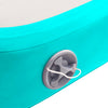 vidaXL Gymnastiekmat met pomp opblaasbaar 600x100x15 cm PVC groen