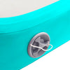 vidaXL Gymnastiekmat met pomp opblaasbaar 700x100x15 cm PVC groen