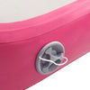 vidaXL Gymnastiekmat met pomp opblaasbaar 800x100x15 cm PVC roze