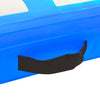 vidaXL Gymnastiekmat met pomp opblaasbaar 200x200x10 cm PVC blauw
