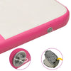 vidaXL Gymnastiekmat met pomp opblaasbaar 200x200x20 cm PVC roze