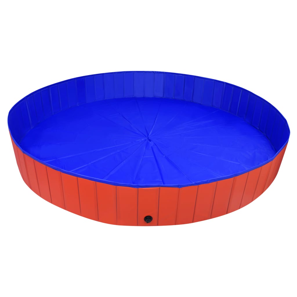 vidaXL Hondenzwembad inklapbaar 300x40 cm PVC rood