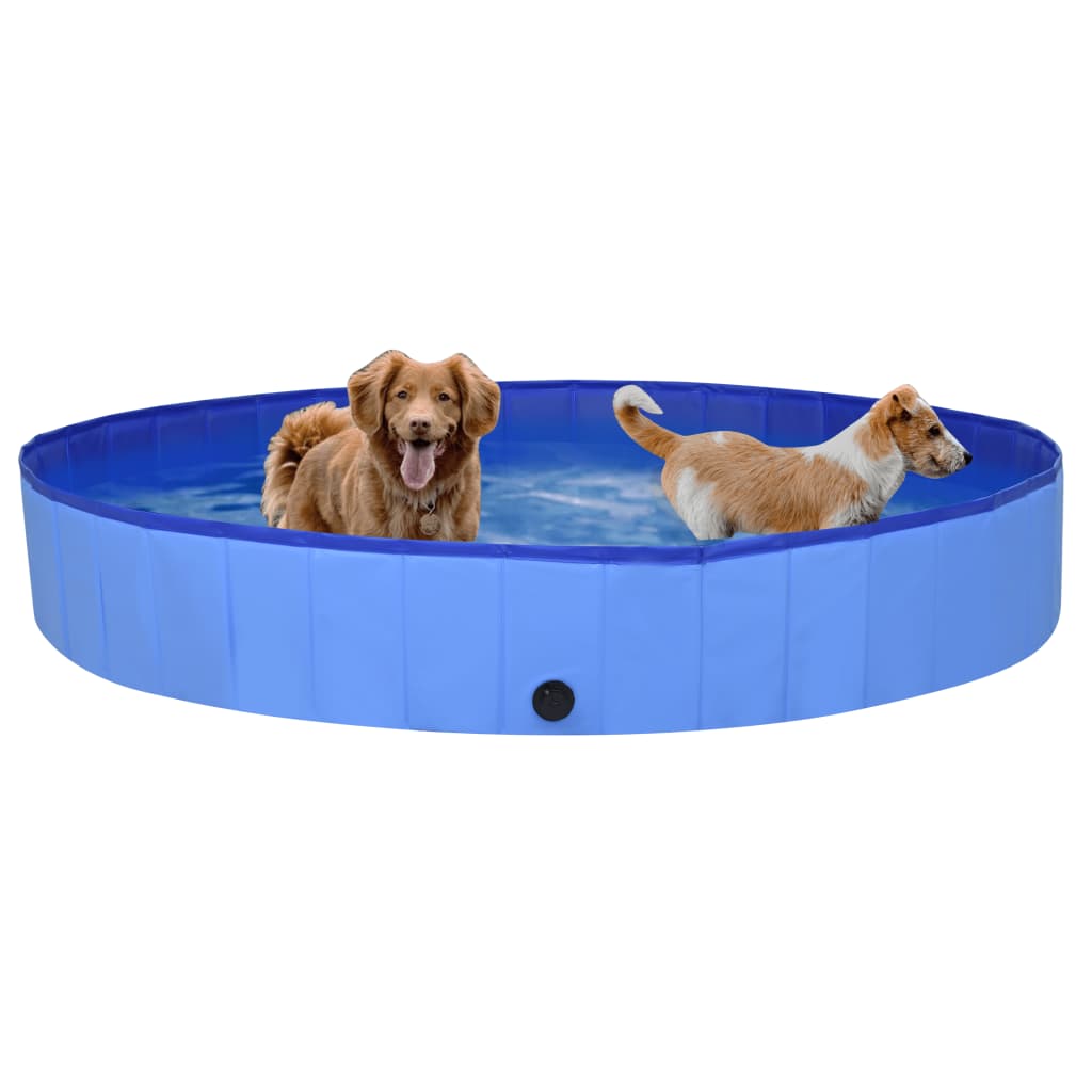 Kleur: blauw Materiaal: PVC Afmetingen: 200 x 30 cm (ø x H) Voor het afkoelen van je hond bij warm weer Onderscheidend, opvouwbaar ontwerp Anti-slip Geschikt voor zowel binnen- als buitengebruik Geen pomp nodig