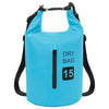 vidaXL Drybag met rits 15 L PVC blauw