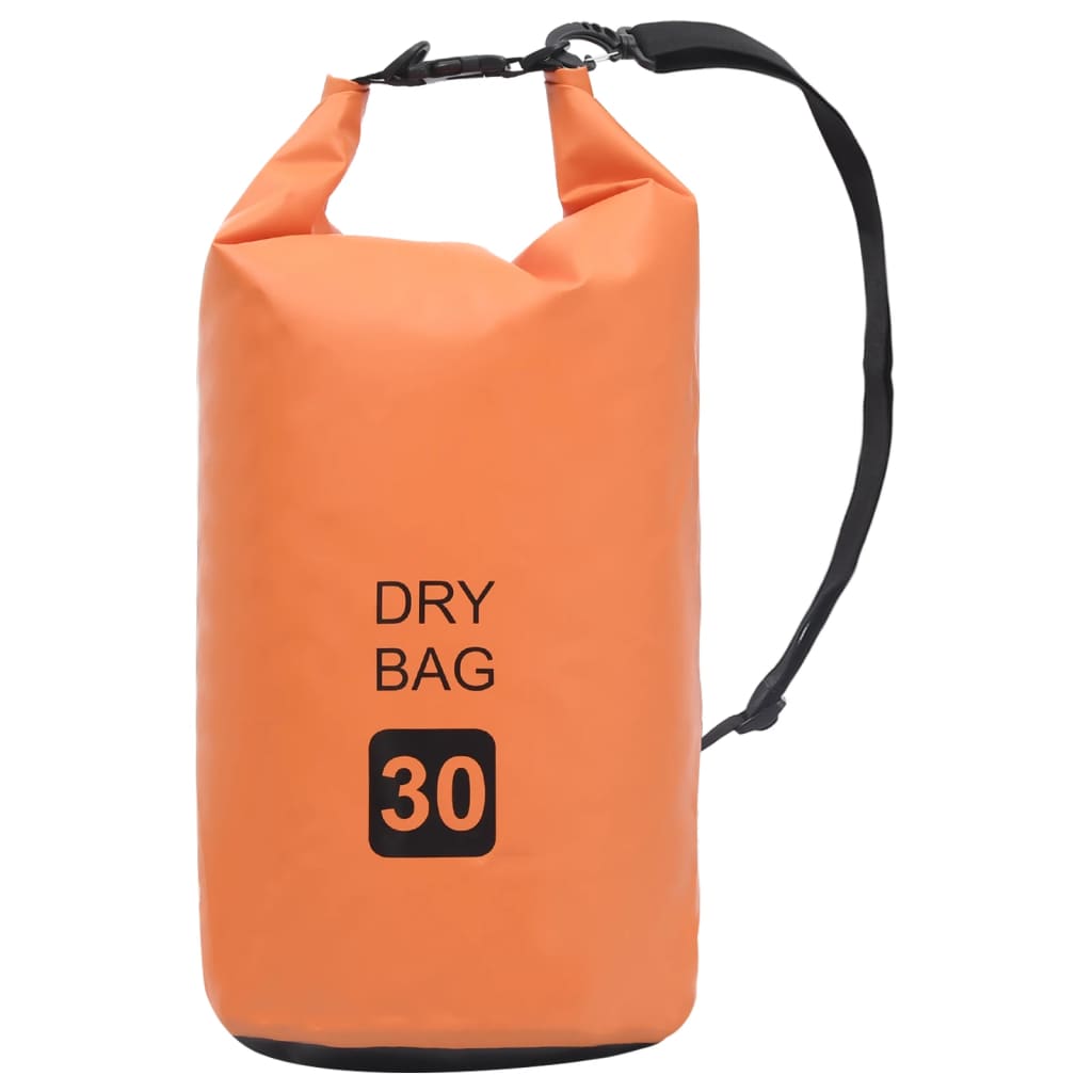 vidaXL Drybag 30 L PVC oranje