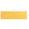 vidaXL Balkonscherm 90x300 cm oxford stof geel