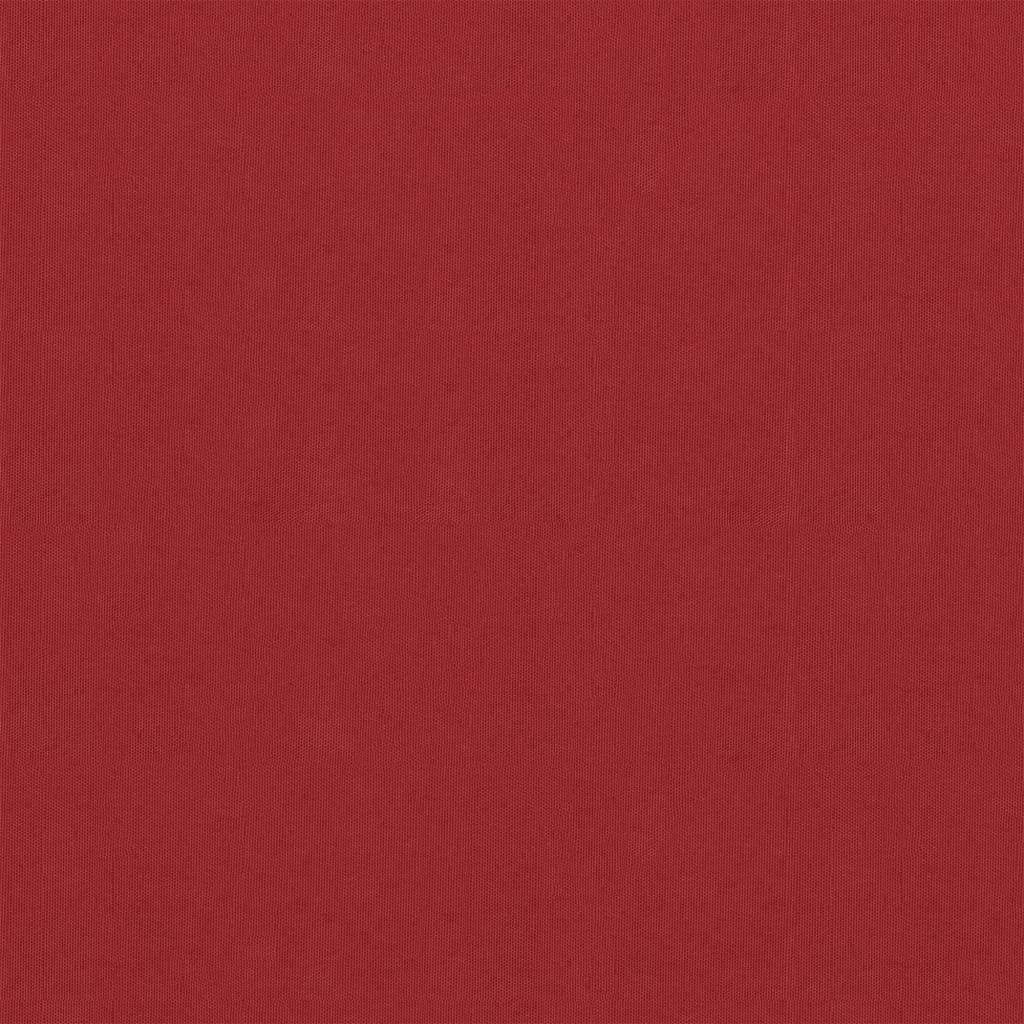 Kleur: rood Materiaal: PU-gecoat oxford stof Afmetingen: 75 x 600 cm (L x B) Waterbestendig Uv-bestendig Aluminium oogjes Inclusief 24 m PE touw Geen montage vereist