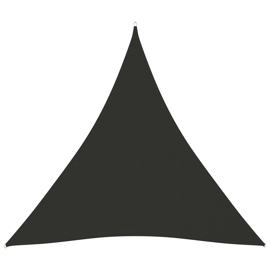 vidaXL Zonnescherm driehoekig 6x6x6 m oxford stof antracietkleurig