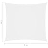 vidaXL Zonnescherm vierkant 3x3 m oxford stof wit