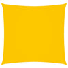 vidaXL Zonnescherm vierkant 5x5 m oxford stof geel