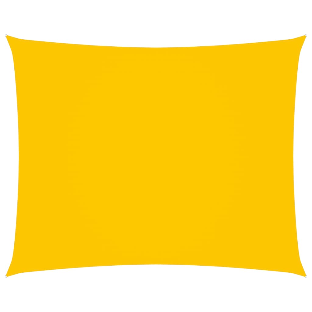 vidaXL Zonnescherm rechthoekig 3,5x5 m oxford stof geel
