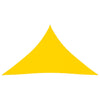 vidaXL Zonnescherm driehoekig 3,5x3,5x4,9 m oxford stof geel