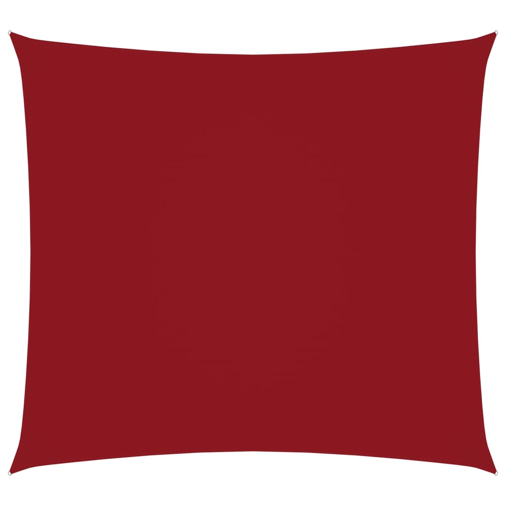 vidaXL Zonnescherm vierkant 2,5x2,5 m oxford stof rood