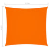 vidaXL Zonnescherm vierkant 2,5x2,5 m oxford stof oranje